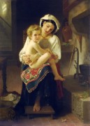 William Bouguereau_1871_Young Mother Gazing At Her Child.jpg